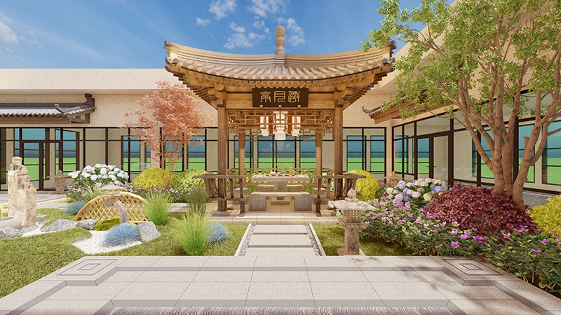 駝人（鄭州）醫療科技產業園屋頂花園設計